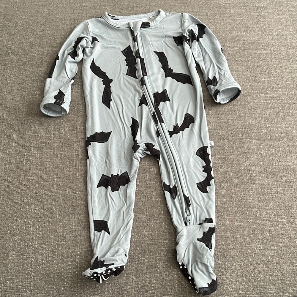 Halloween Bat Bamboo Baby Pajamas
